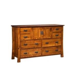 Grant 8 Drawer Dresser with Doors