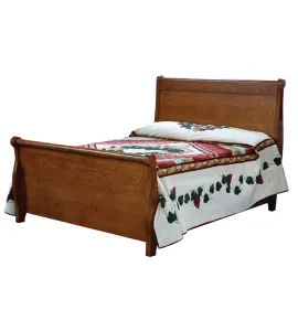Pierre Bed with Tall Footboard