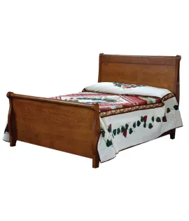 Pierre Bed with Tall Footboard