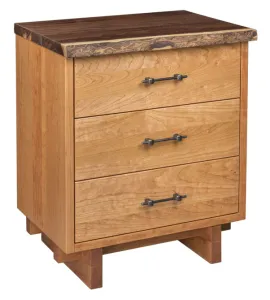 West Canyon 3 Drawer Nightstand