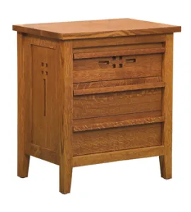 West Village 3 Drawer Night Stand