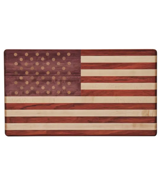 Exotic Wood Flag Cutting Board