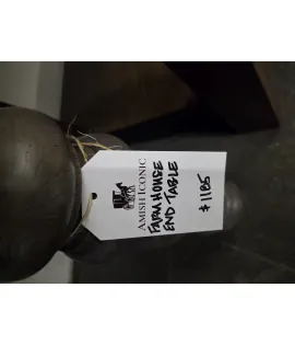 Farmhouse End Table - Eagle Flag Engraved - QUICK SHIP