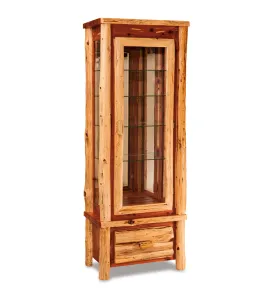 Fireside Rustic Curio Cabinet