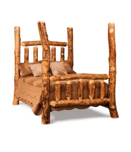 Fireside Rustic 4 Poster Bed