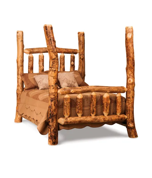Fireside Rustic 4 Poster Bed