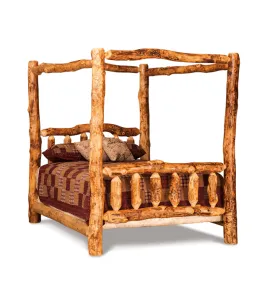 Fireside Rustic Canopy Bed