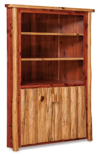 Fireside Rustic Corner Cabinet