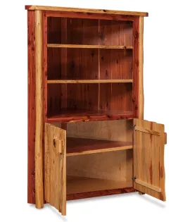 Fireside Rustic Corner Cabinet