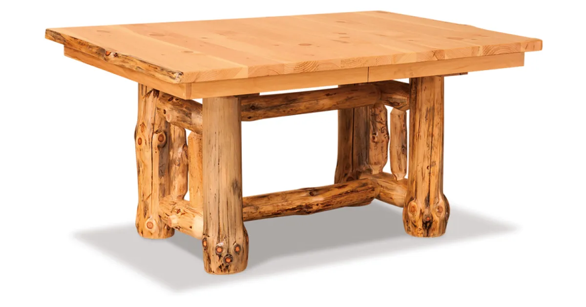 Fireside Rustic Leaf Table with Two 12\" Leaves