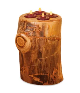 Fireside Rustic Post Tea Lights