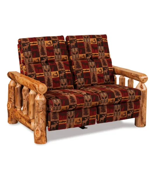 Fireside Rustic Reclining Loveseat