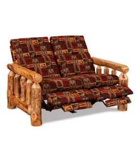 Fireside Rustic Reclining Loveseat