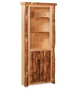 Fireside Rustic Small Corner Cabinet