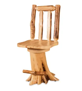 Fireside Rustic Stump Dining Chair