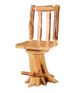 Fireside Rustic Stump Dining Chair