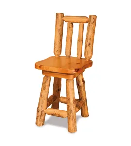 Fireside Rustic Swivel Bar Stool