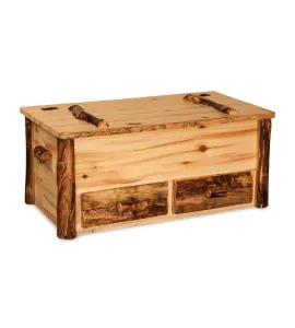 Fireside Rustic Hope Chest with Drawers