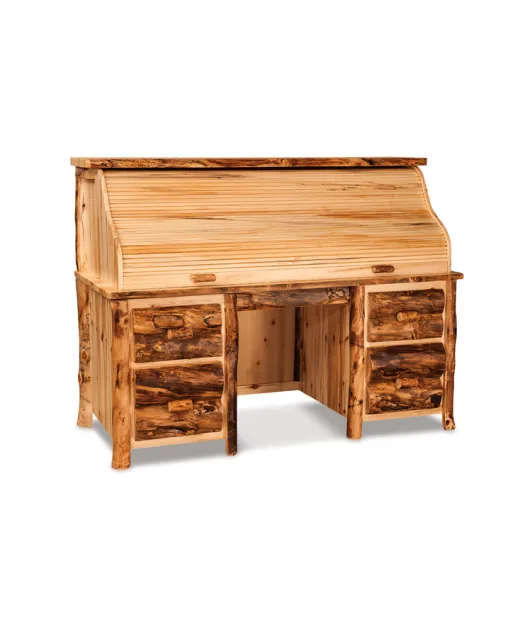 Fireside Rustic Rolltop Desk