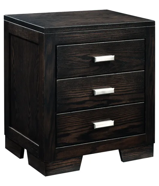 FP London 3 Drawer Night Stand