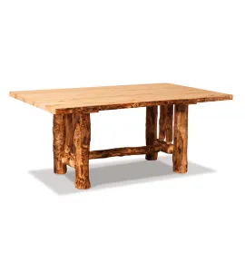 Fireside Rustic Trestle Table