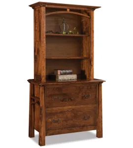 Artesa 2 Drawer Lateral File Cabinet with Bookcase