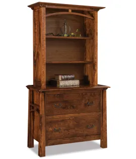 Artesa 2 Drawer Lateral File Cabinet with Bookcase