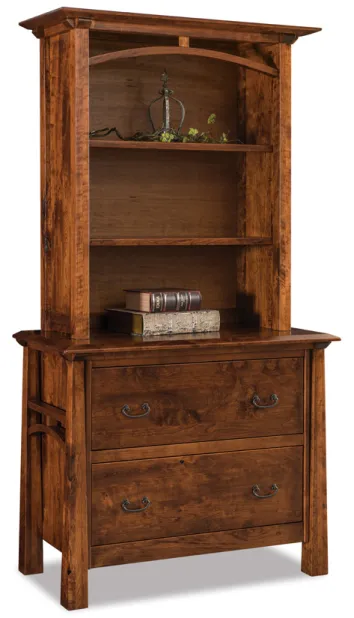 Artesa 2 Drawer Lateral File Cabinet with Bookcase