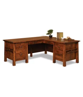 Artesa 6 Drawer L Desk