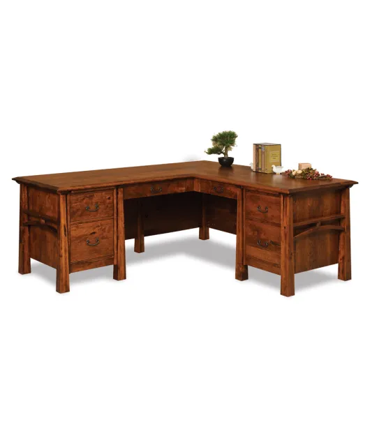 Artesa 6 Drawer L Desk
