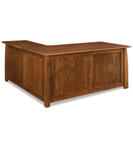 Boulder Creek 5 drawer L desk
