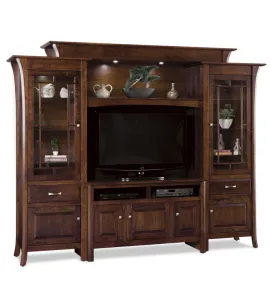 Ensanada 6 Piece Wall Unit with Adjustable Bridge