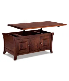 Ensenada Enclosed Lift Top Coffee Table with Doors