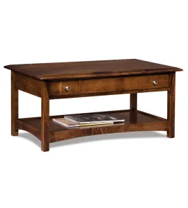 Finland Open Coffee Table with Drawer