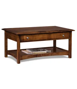 Finland Open Coffee Table with Drawer
