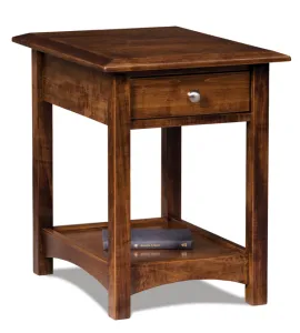 Finland Open End Table with Drawer