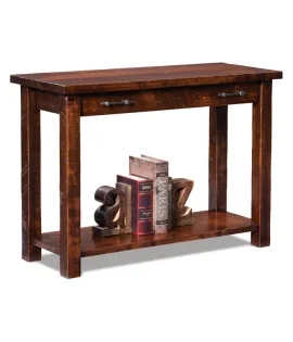 Houston Open Sofa Table with Drawer and Shelf