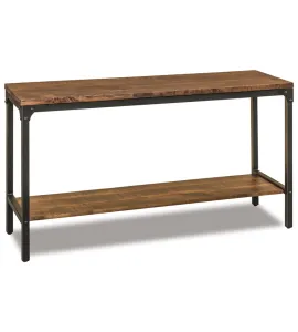 Houston Steel &amp; Wood Sofa Table