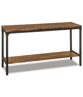 Houston Steel &amp; Wood Sofa Table