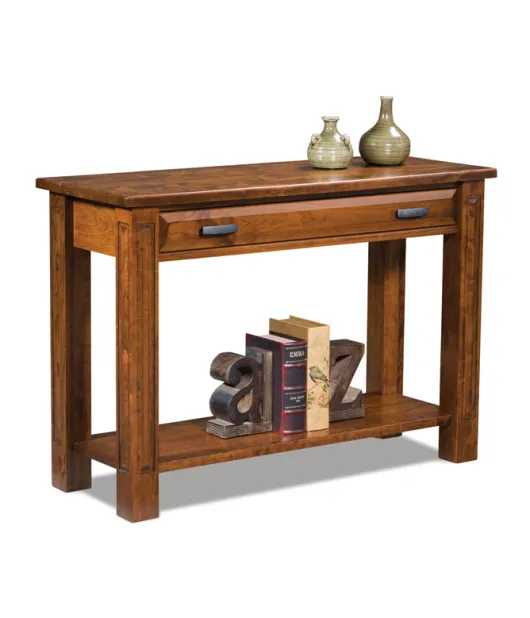 Lexington Open Sofa Table with Drawer