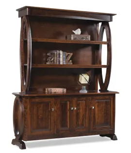 Saratoga  4 Door Backbar with Hutch Top