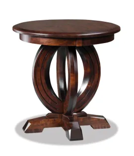 Saratoga 24&quot; Round Solid Top End Table