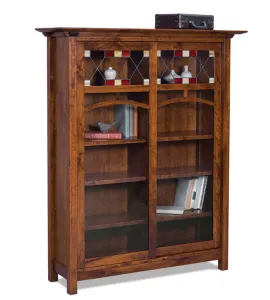 Artesa 8 Shelf, 2 Door Bookcase