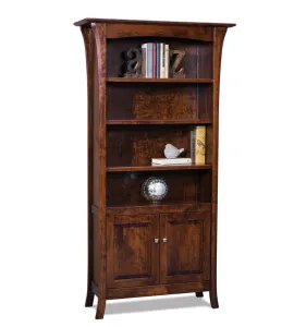 Ensenada 4 Shelf, 2 Door Bookcase