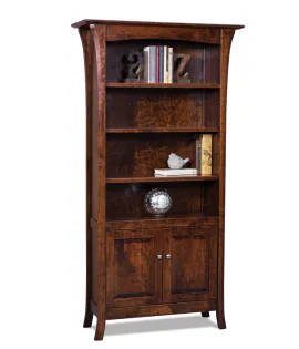 Ensenada 4 Shelf, 2 Door Bookcase