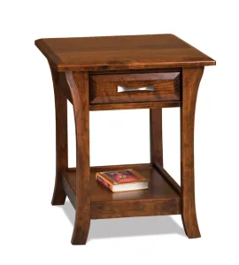 Ensenada Open End Table with Drawer - QUICK SHIP