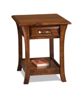 Ensenada Open End Table with Drawer - QUICK SHIP