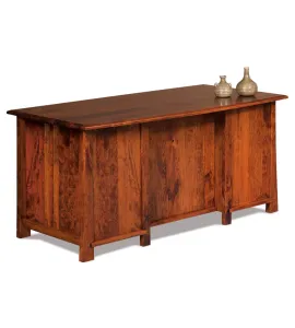 Grant 7 Drawer Desk with Unfinished Back