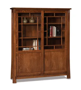 Modesto 8 Shelf, 2 Door Bookcase