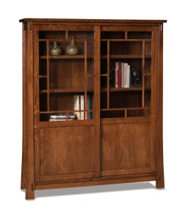 Modesto 8 Shelf, 2 Door Bookcase